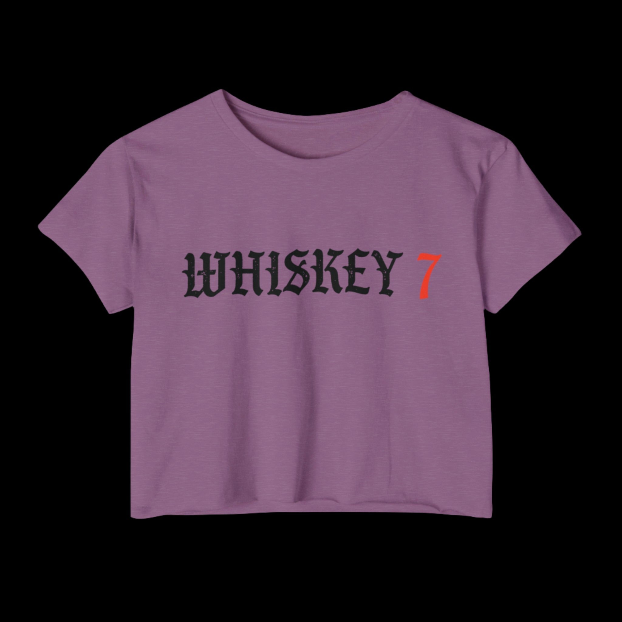 Whiskey 7 Shield Crop Top